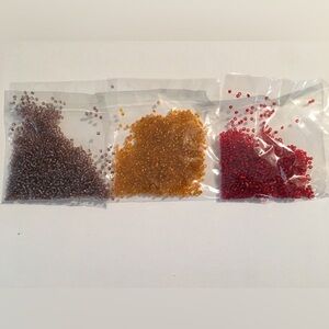 Tiny Beads - 3colours- 300 pcs